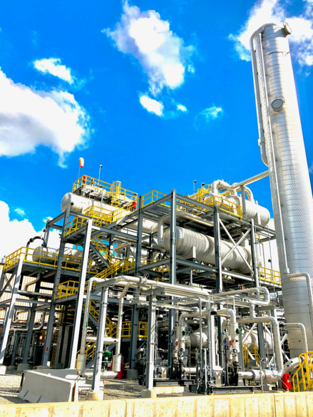 Plant Where Ethane Rejection Takes Place