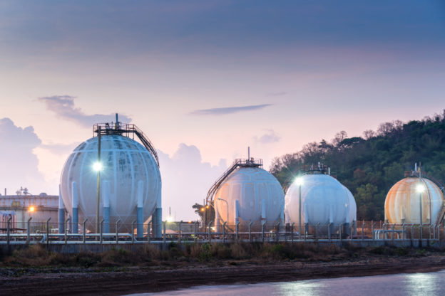 3 Natural Gas Tank Refineries.